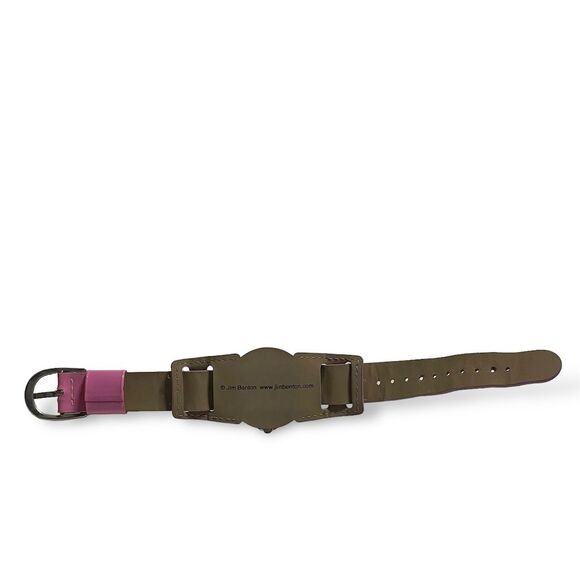 It's Happy Bunny Unisex Kids LCD Watch Pink Leather Strap White Dial Casual - Picture 7 of 7